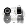 MERCE 4572002370 Belt Tensioner, v-ribbed belt